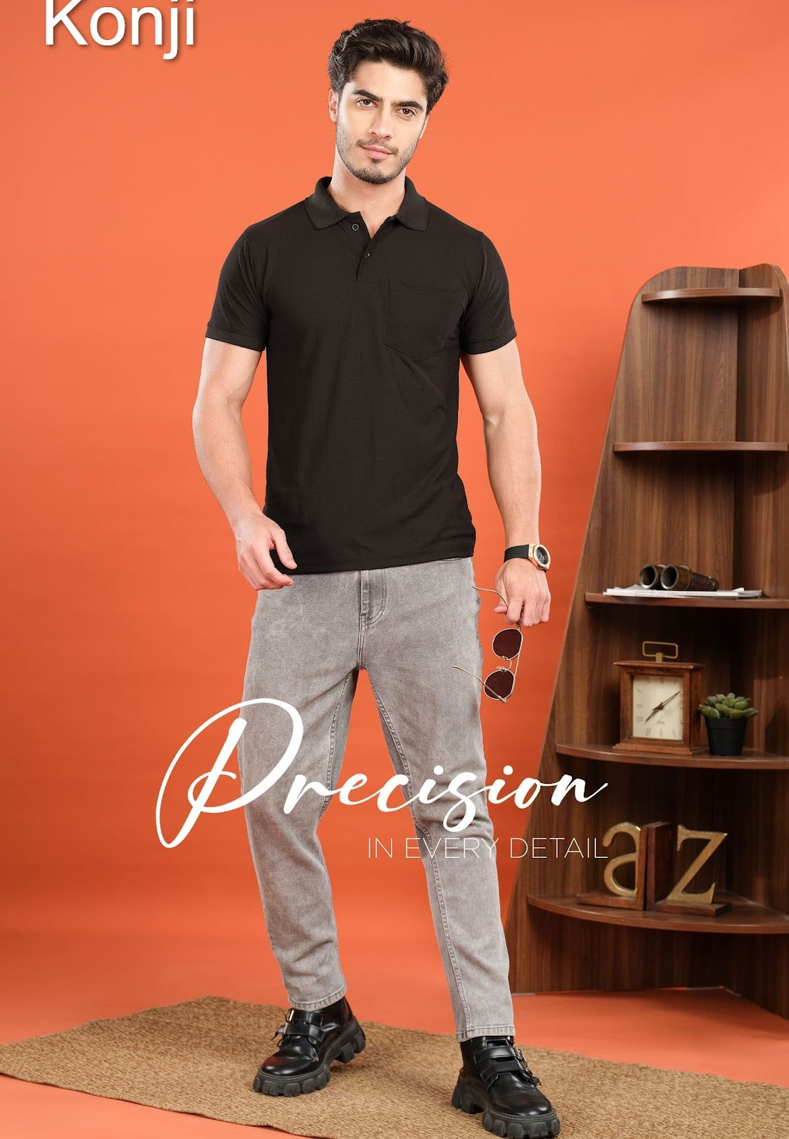 200 Gsm Vol 337 Konji Matty Mens Tshirts Exporter Ahmedabad