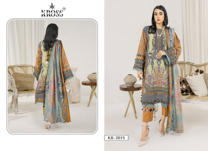2015 Kross Kulture Cotton Pakistani Patch Work Suits Supplier India