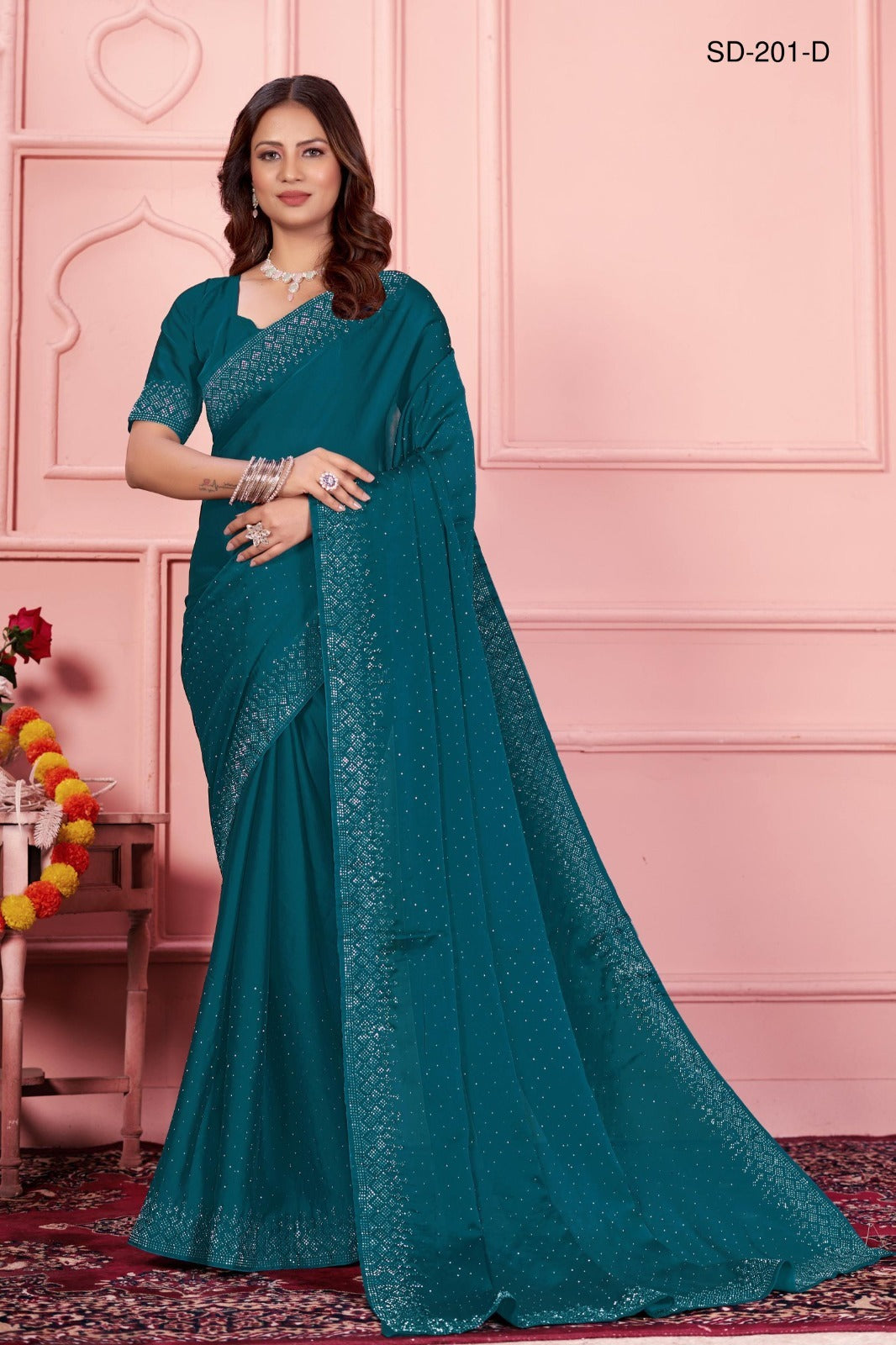 201 Suma Designer Rangoli Sarees