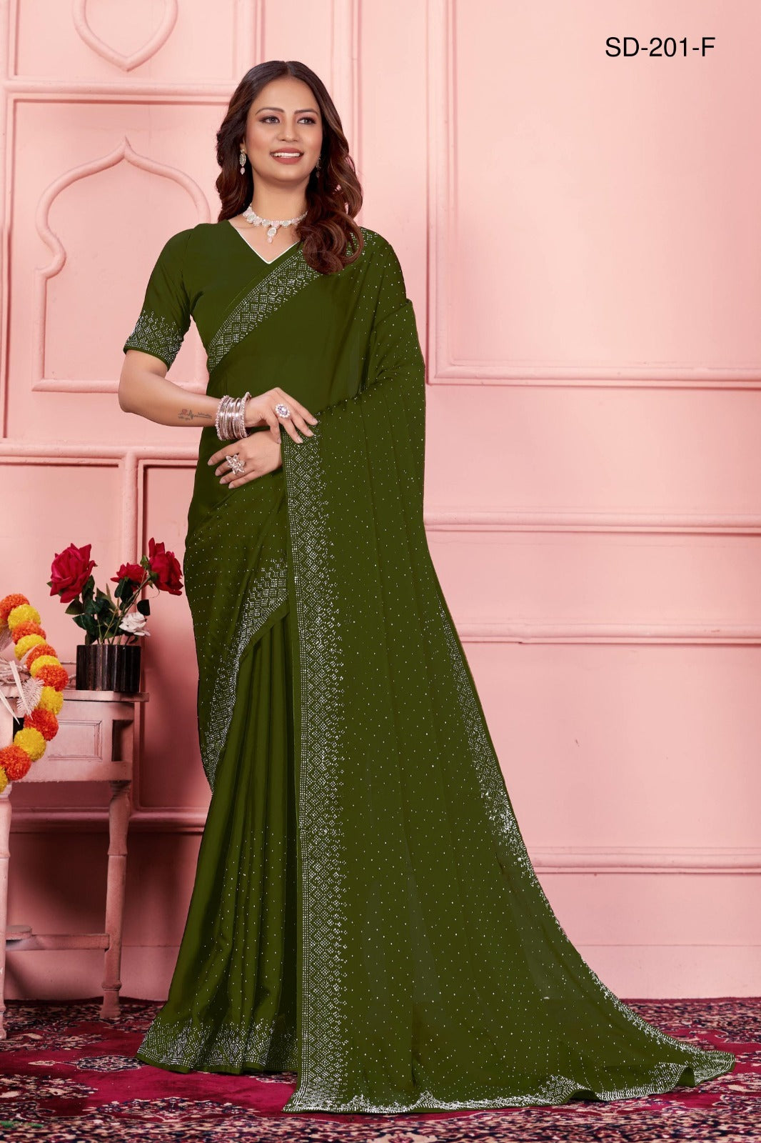 201 Suma Designer Rangoli Sarees