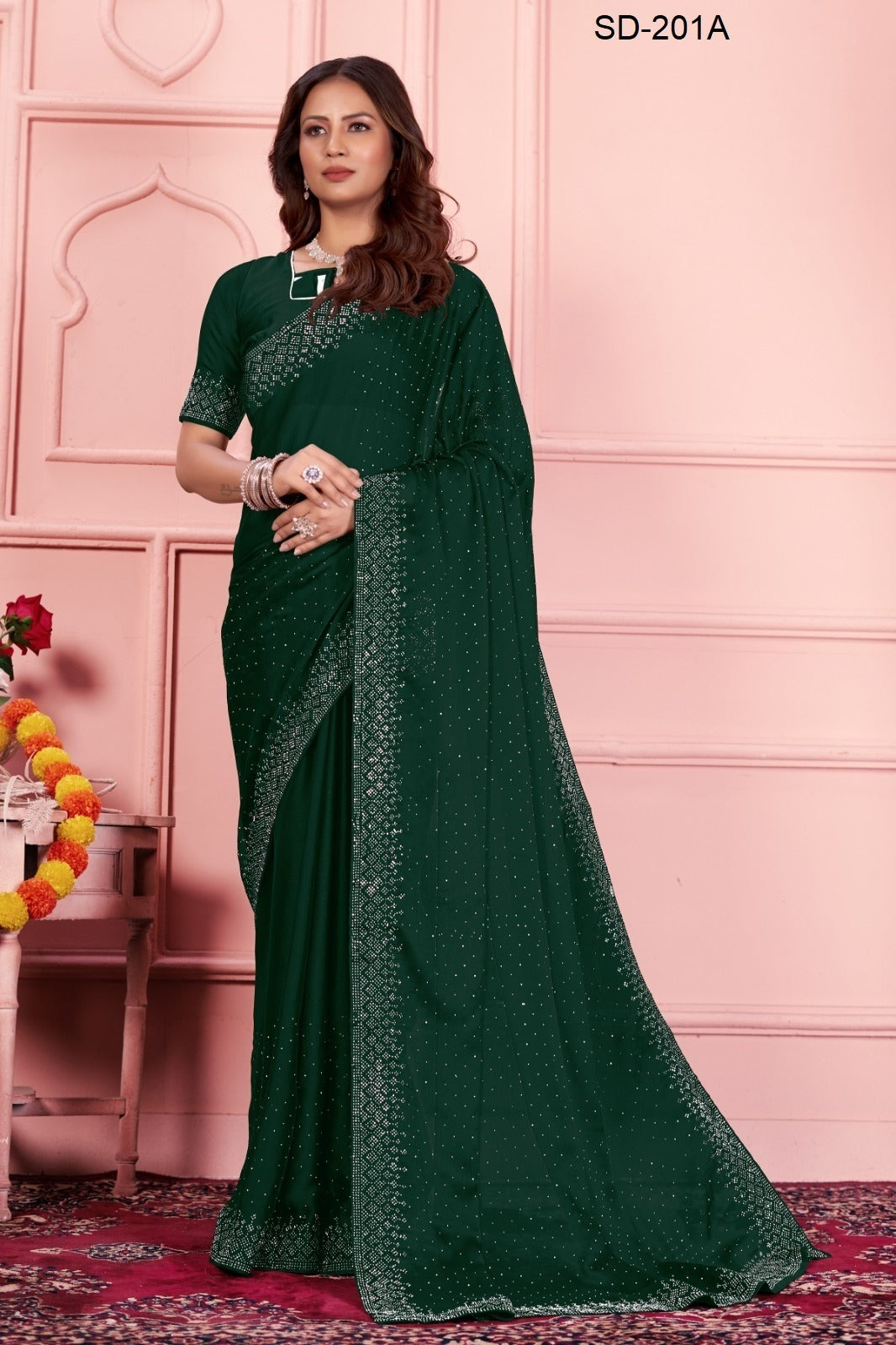 201 Suma Designer Rangoli Sarees