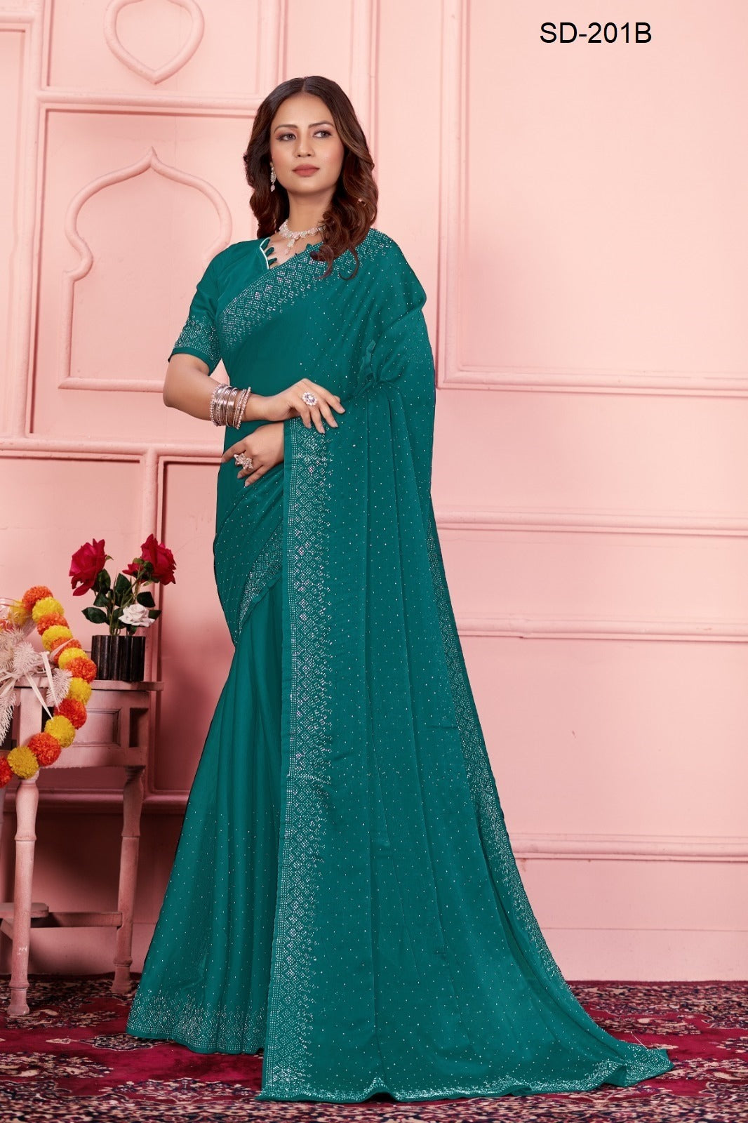 201 Suma Designer Rangoli Sarees