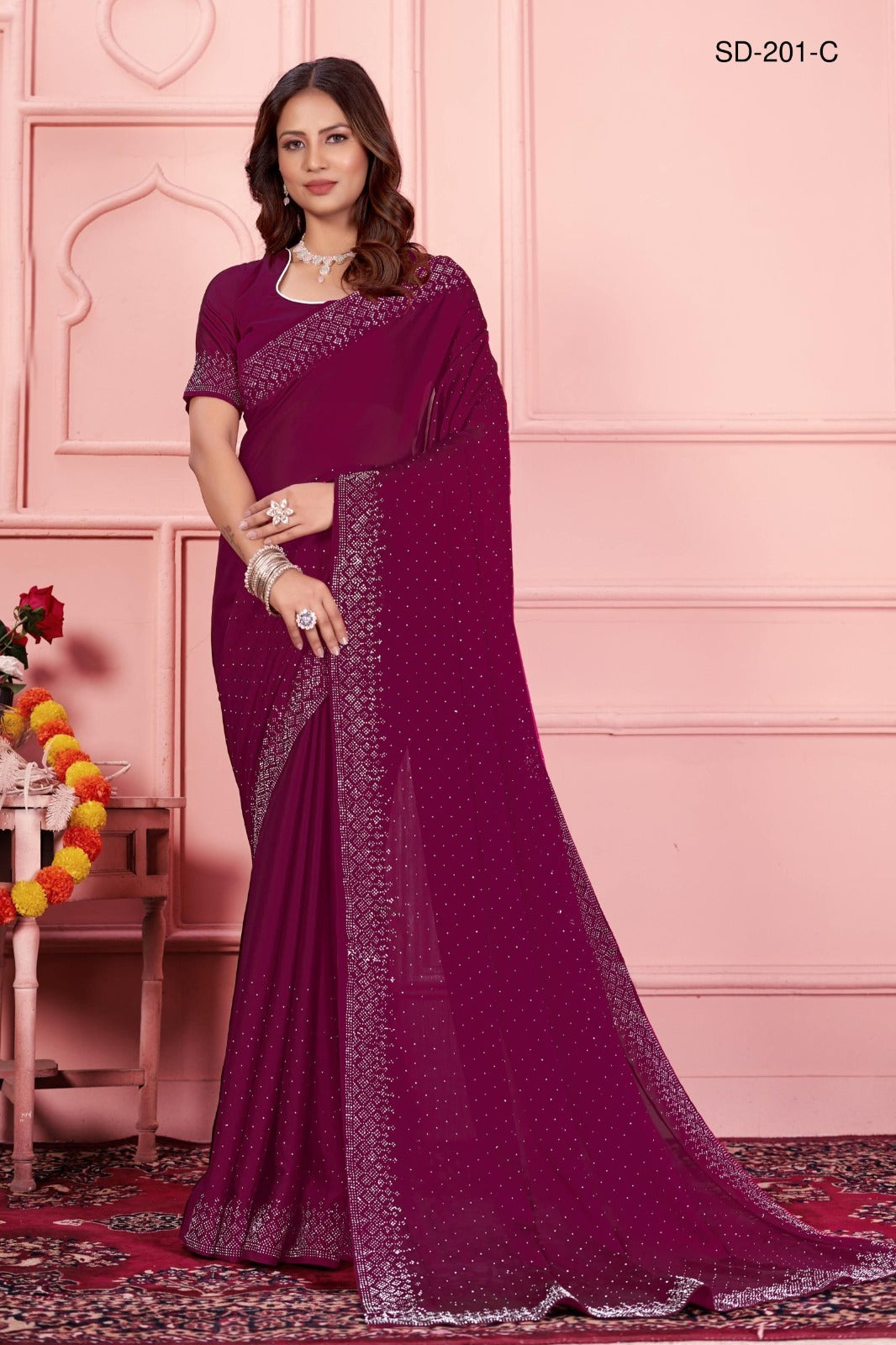 201 Suma Designer Rangoli Sarees