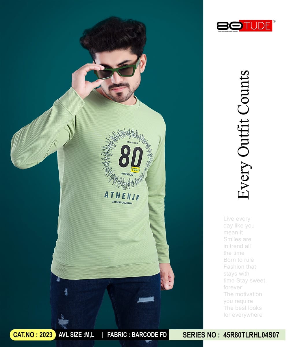 2023 80Tude Mens Tshirts Manufacturer Ahmedabad