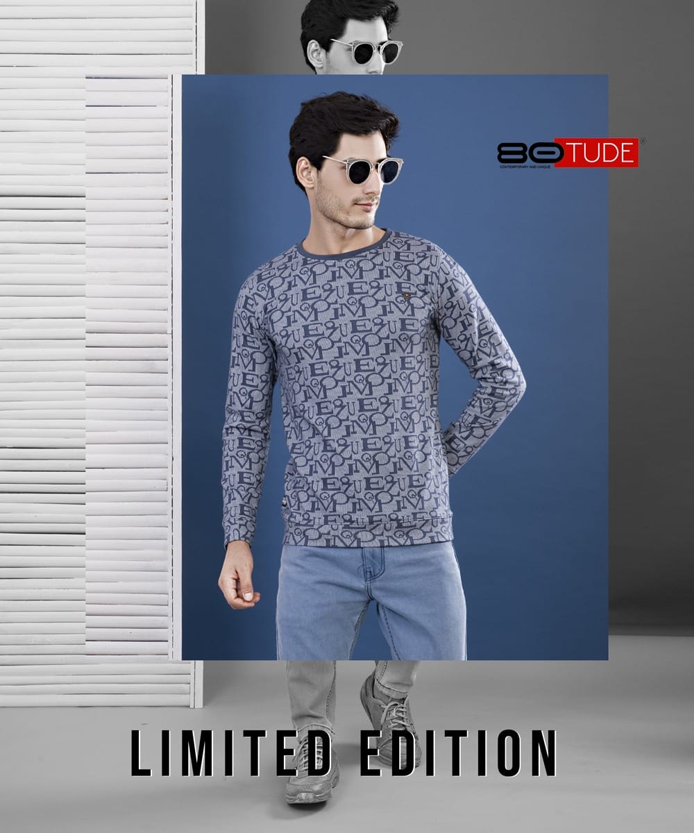 2027 80Tude Cotton Mens Tshirts Manufacturer India