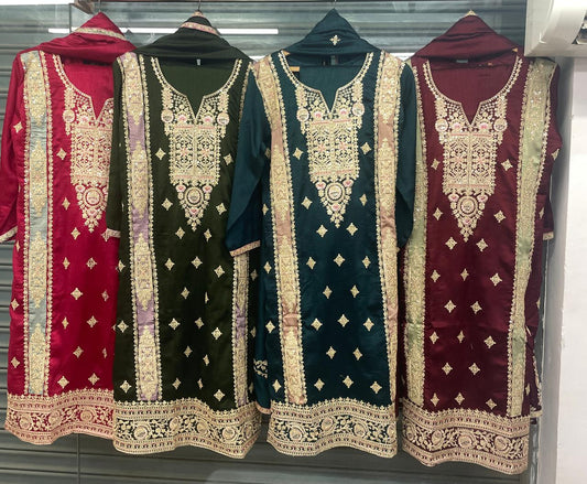 202 Angroop Next Chinon Pakistani Readymade Suits Supplier Ahmedabad