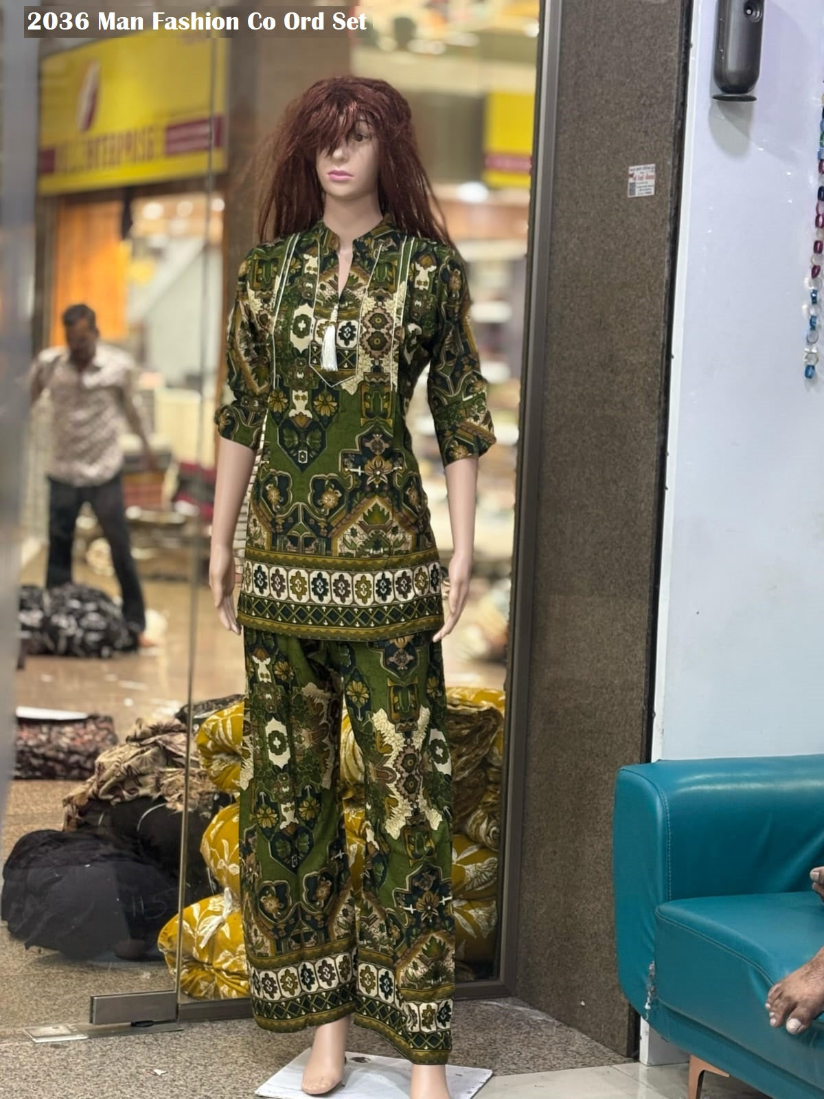 2036 Man Fashion Pure Reyon Co Ord Set Exporter