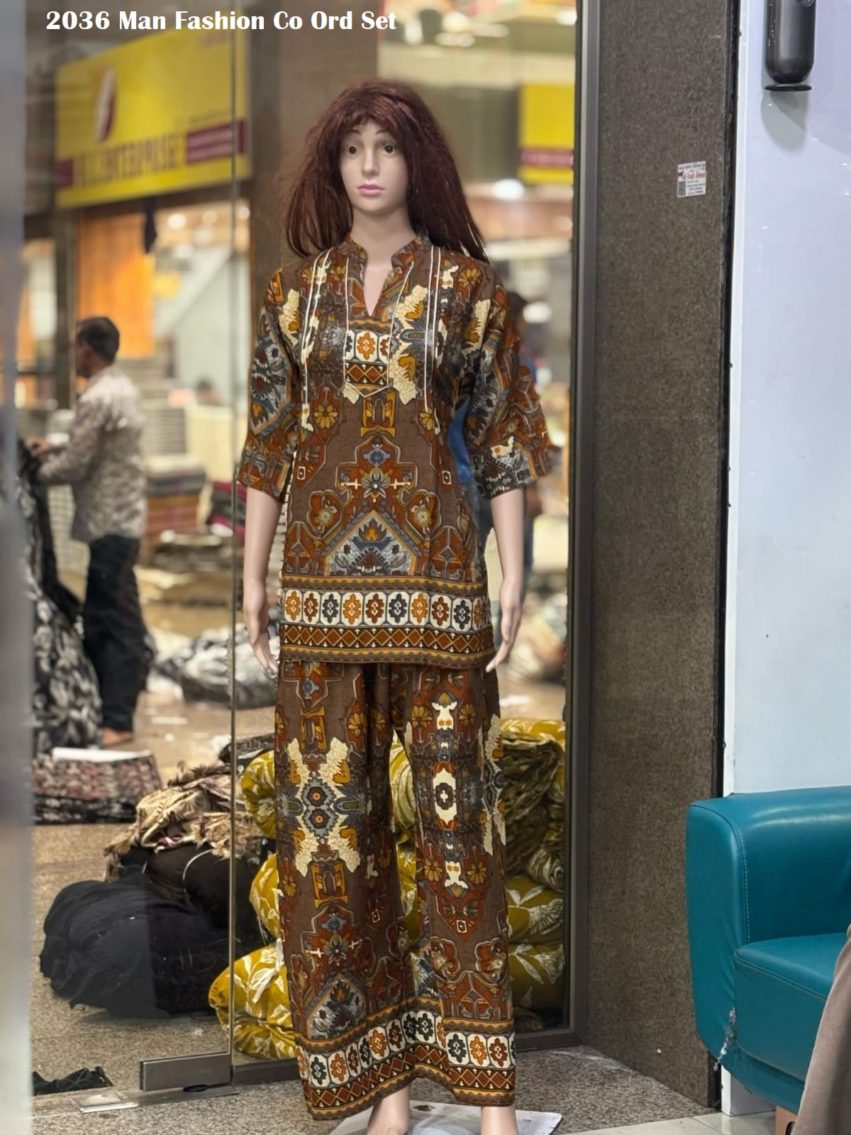 2036 Man Fashion Pure Reyon Co Ord Set Exporter