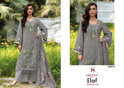 2043 Efgh Elaf 6 Deepsy Cotton Pakistani Patch Work Suits Manufacturer Gujarat