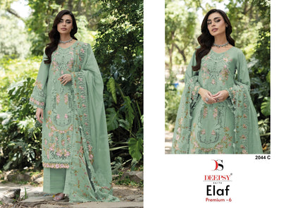 2044 Abcd Elaf 6 Deepsy Cotton Pakistani Patch Work Suits Wholesale