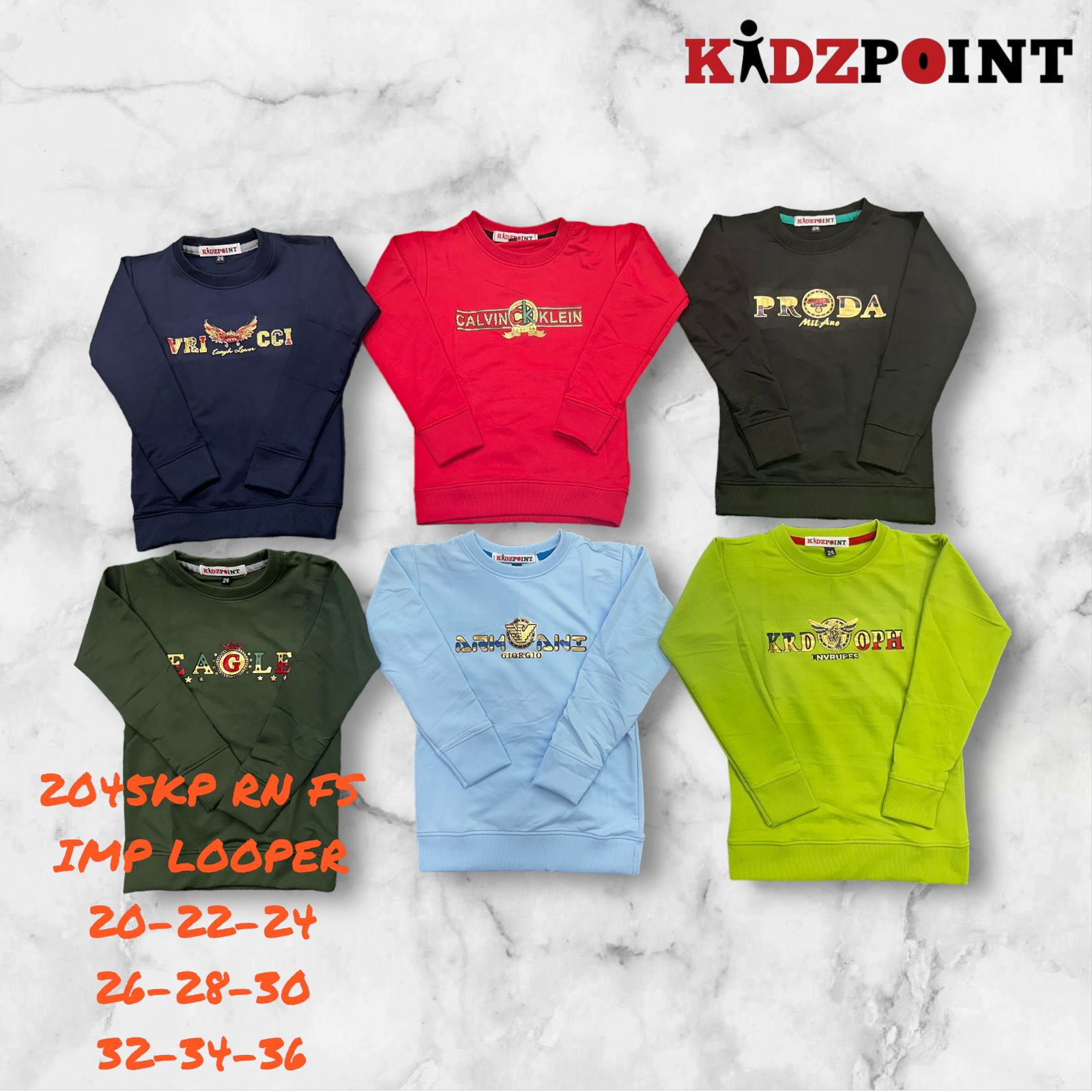 2045 Kidzpoint Lycra Looper Boys Tshirt Manufacturer Ahmedabad