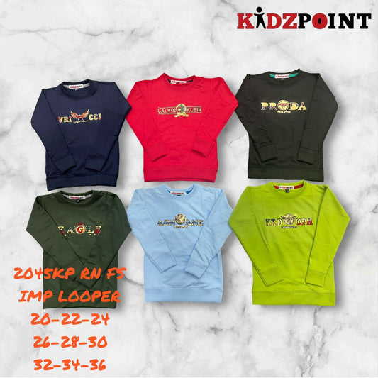 2045 Kidzpoint Lycra Looper Boys Tshirt Manufacturer Ahmedabad