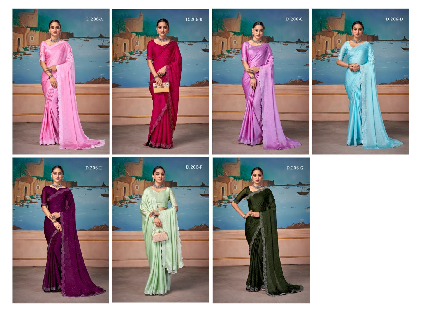 206 Suma Designer Chiffon Sarees