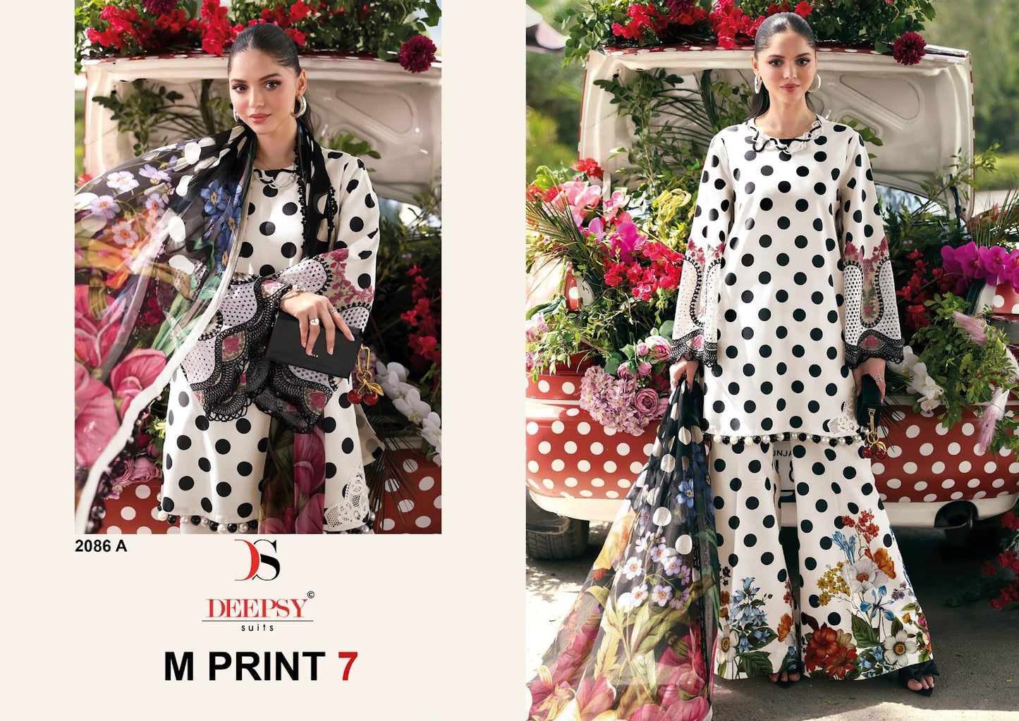 2086 Abcd M Print 7 Deepsy Cotton Pakistani Patch Work Suits Manufacturer Gujarat