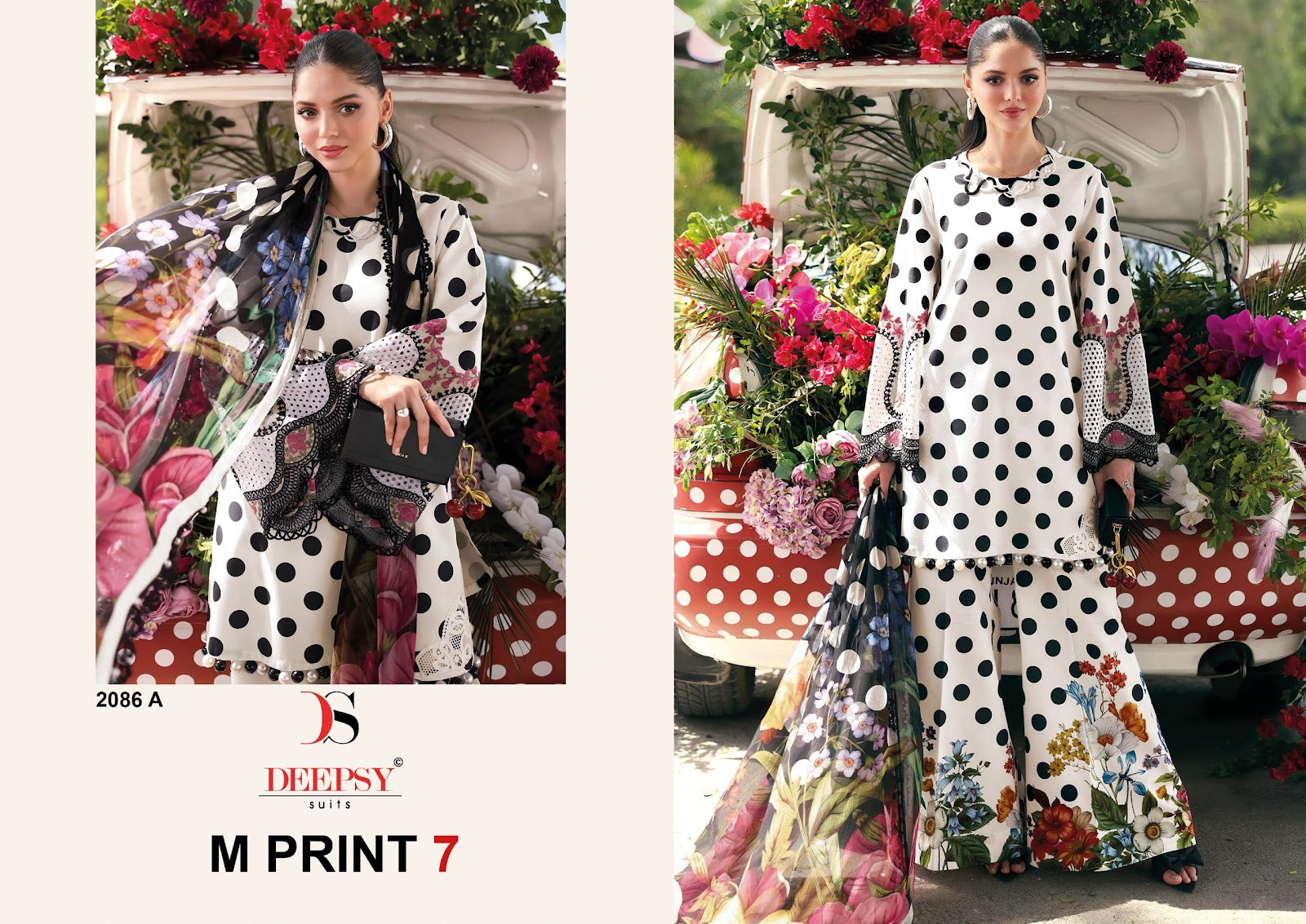 2086 Abcd M Print 7 Deepsy Cotton Pakistani Patch Work Suits Manufacturer Gujarat