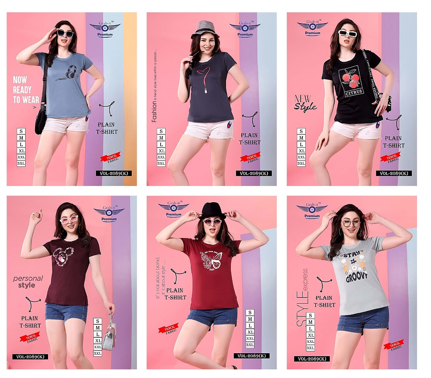 2089 K Grab It Tencil Women Tshirt
