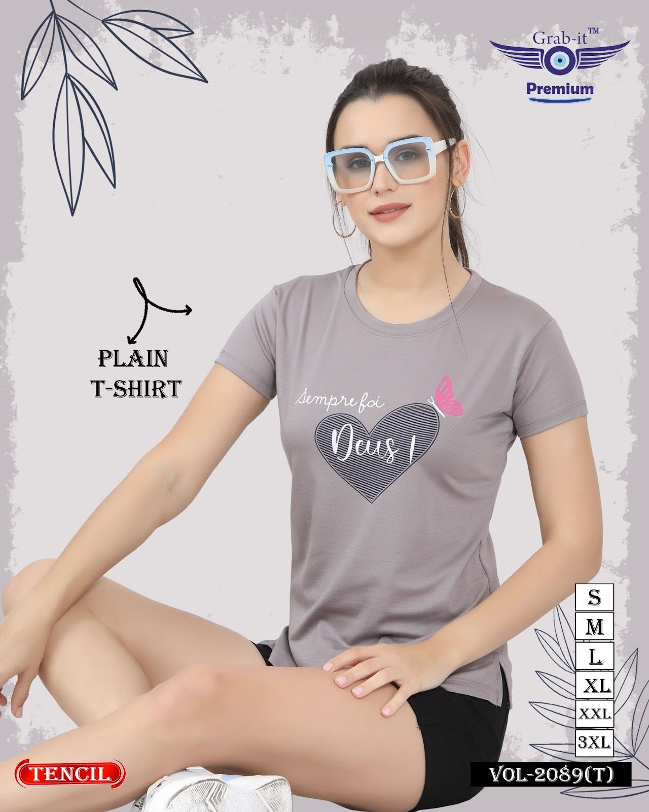 2089 T Grab It Tencil Women Tshirt Manufacturer Gujarat