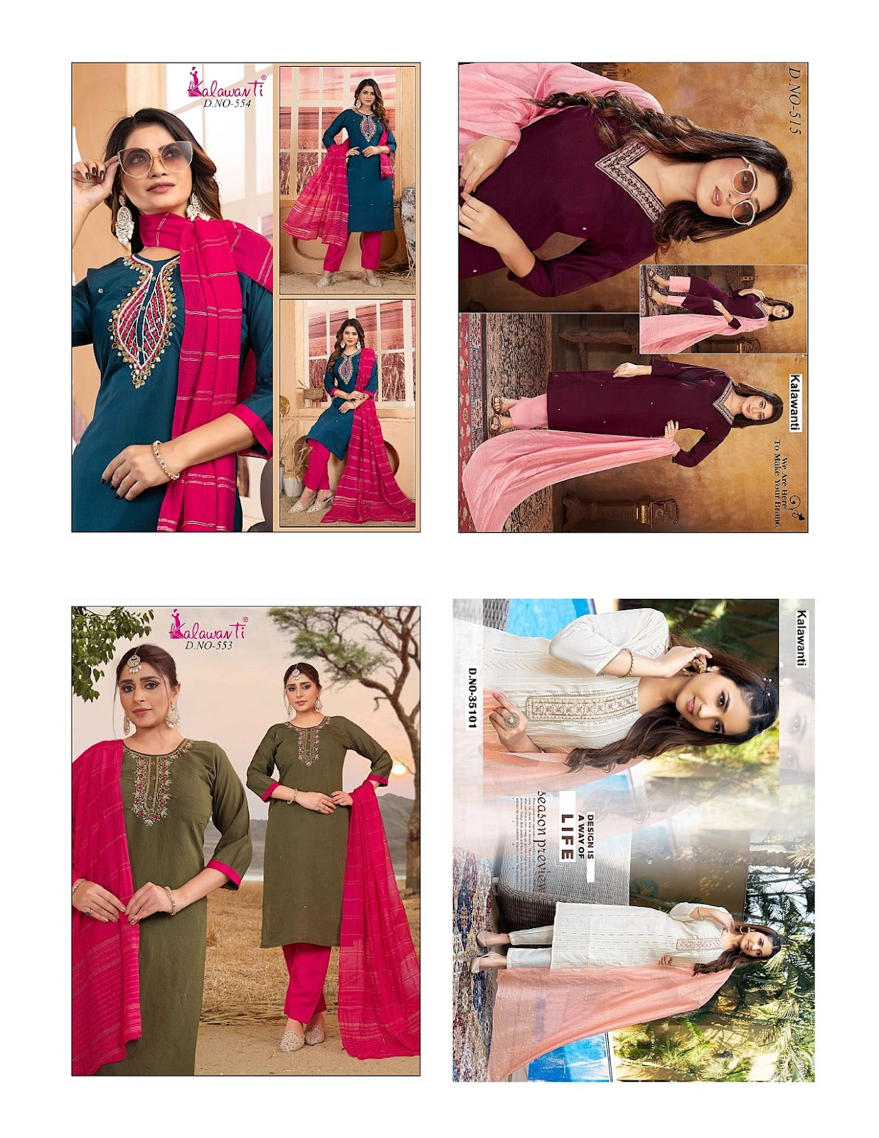 Contras Style Kalawanti Roman Silk Readymade Pant Style Suits Exporter Ahmedabad