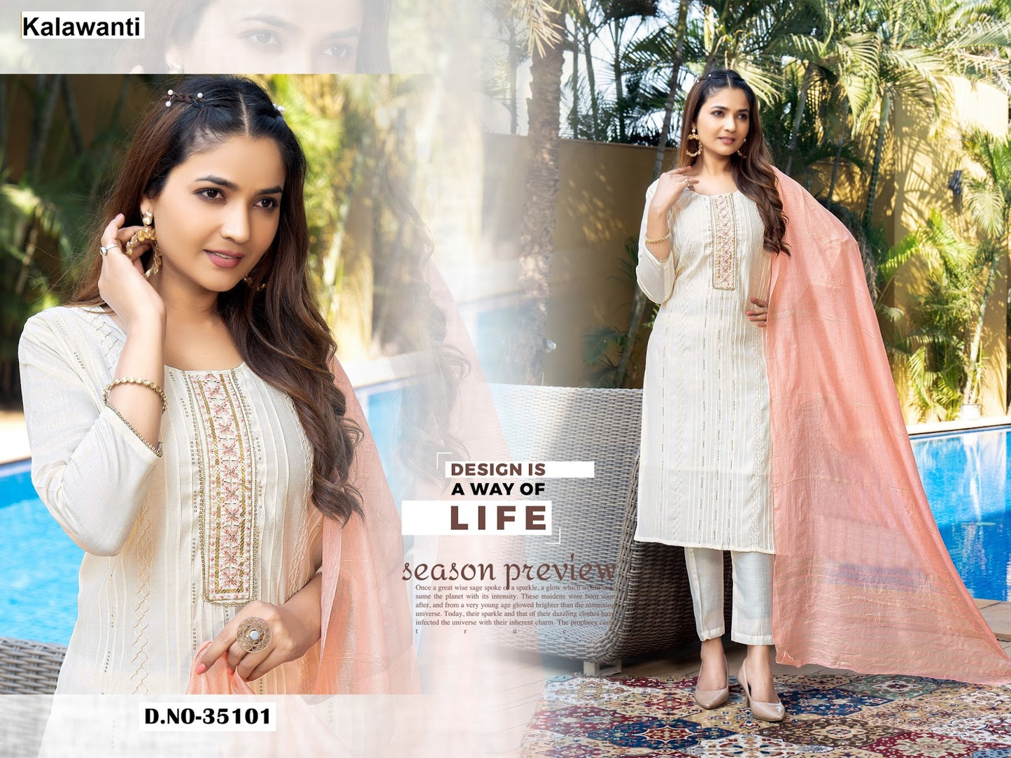 Contras Style Kalawanti Roman Silk Readymade Pant Style Suits Exporter Ahmedabad