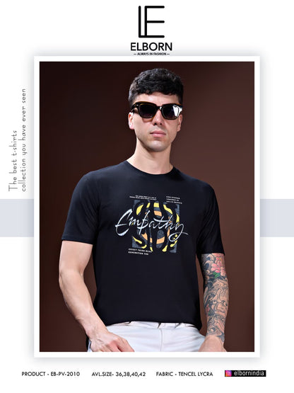 Eb Pv 2010 Elborn Tencil Lycra Mens Tshirts Supplier Gujarat