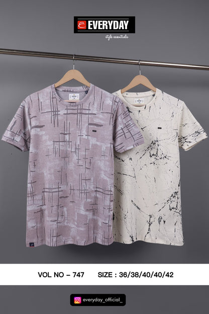 210-220 Gsm Vol 747 Everyday Imported Mens Tshirts Exporter India