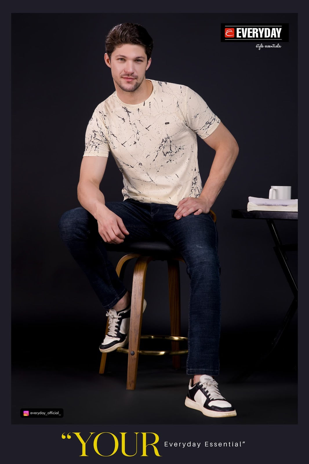 210-220 Gsm Vol 747 Everyday Imported Mens Tshirts Exporter India