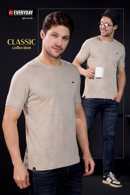 210-220 Gsm Vol 747 Everyday Imported Mens Tshirts Exporter India