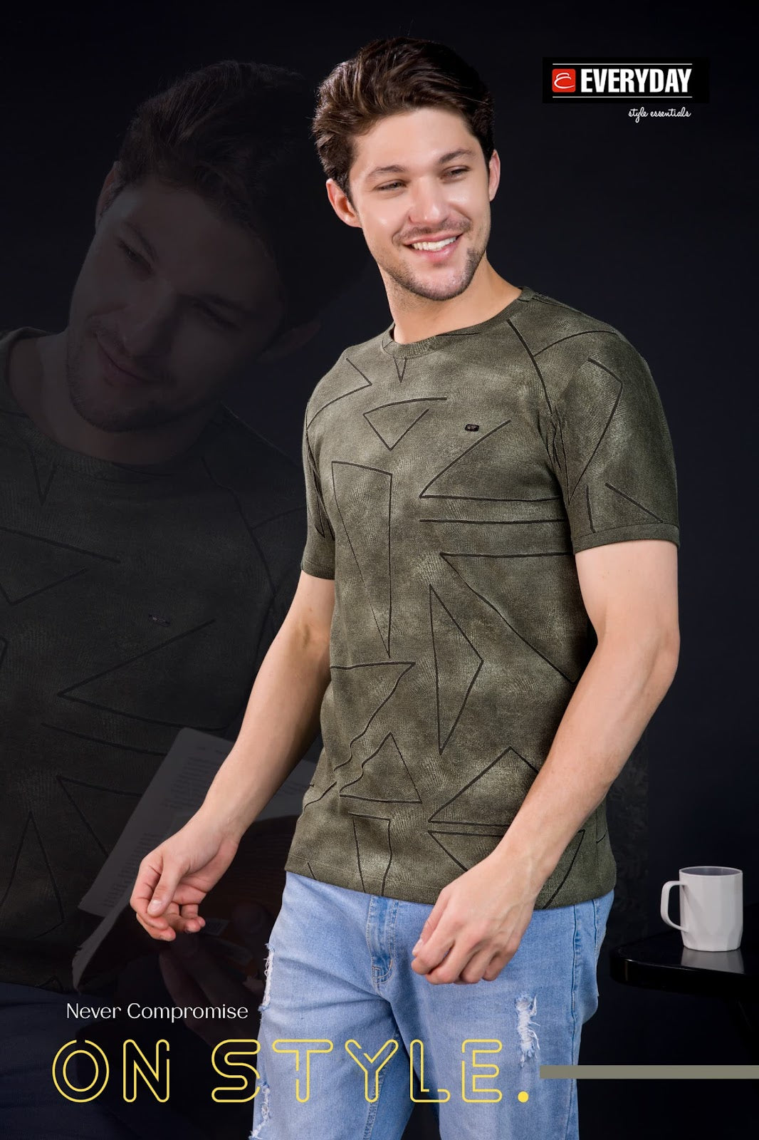 210-220 Gsm Vol 747 Everyday Imported Mens Tshirts Exporter India
