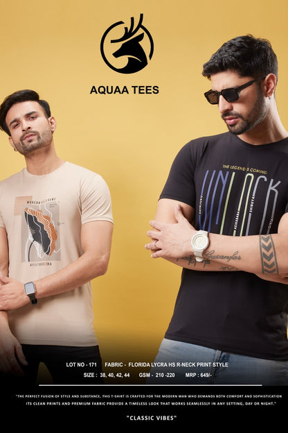 210 To 220 Gsm Vol 171 Aquaa Tees Imported Mens Tshirts Wholesale