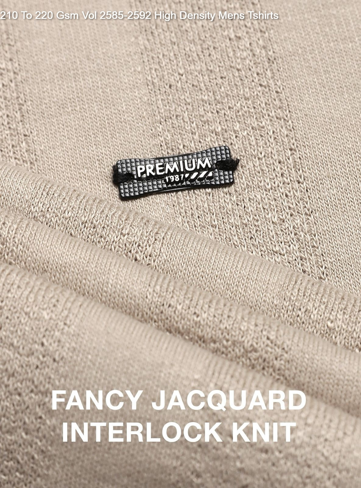 210 To 220 Gsm Vol 2585-2592 High Density Knit Mens Tshirts Manufacturer Gujarat