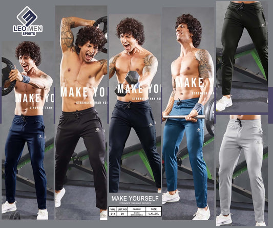 211 Leo Lycra Mens Track Pants Wholesaler Gujarat