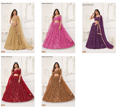 2123 Jklmn Narayani Fashion House Butterfly Net Lehenga Choli Manufacturer