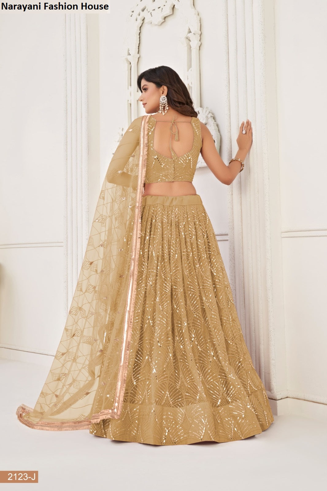 2123 Jklmn Narayani Fashion House Butterfly Net Lehenga Choli Manufacturer