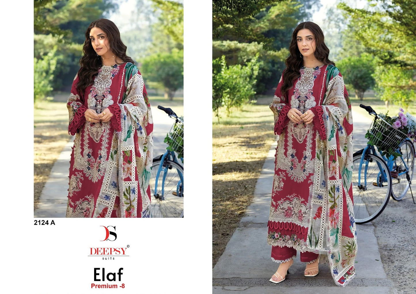 2124 Abcd Elaf 8 Deepsy Cotton Pakistani Patch Work Suits Manufacturer Gujarat