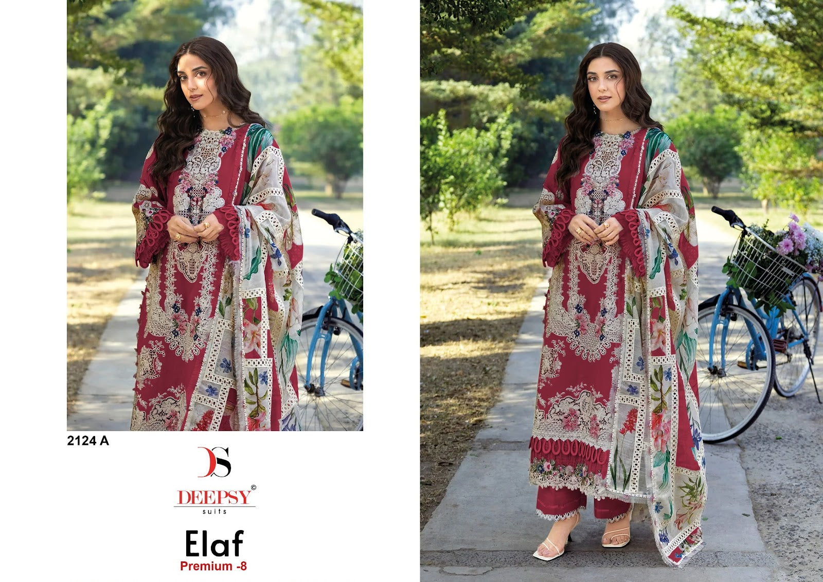 2124 Abcd Elaf 8 Deepsy Cotton Pakistani Patch Work Suits Manufacturer Gujarat
