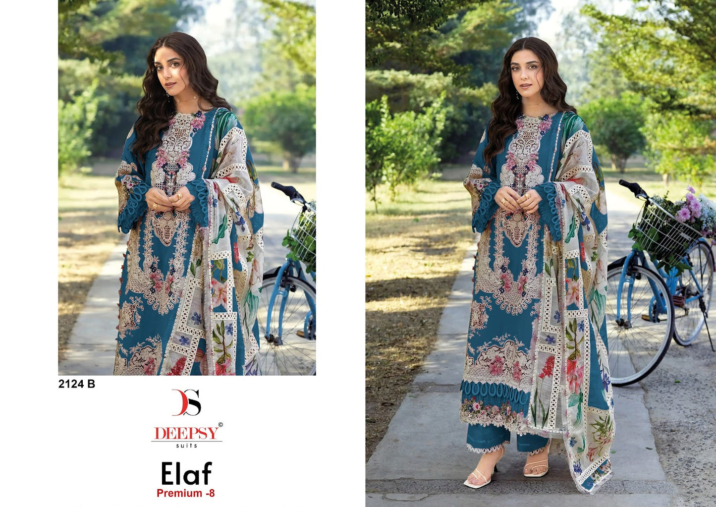 2124 Abcd Elaf 8 Deepsy Cotton Pakistani Patch Work Suits Manufacturer Gujarat