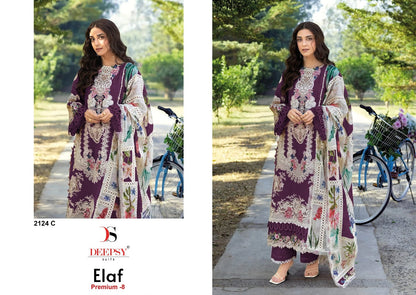 2124 Abcd Elaf 8 Deepsy Cotton Pakistani Patch Work Suits Manufacturer Gujarat