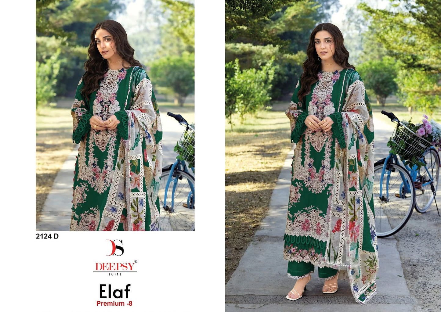 2124 Abcd Elaf 8 Deepsy Cotton Pakistani Patch Work Suits Manufacturer Gujarat