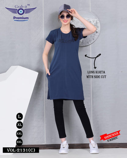 2131 C Grab It Sinker Kurtis Wholesale Price