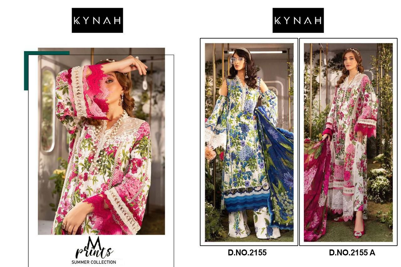 2155 Kynah Cotton Pakistani Patch Work Suits