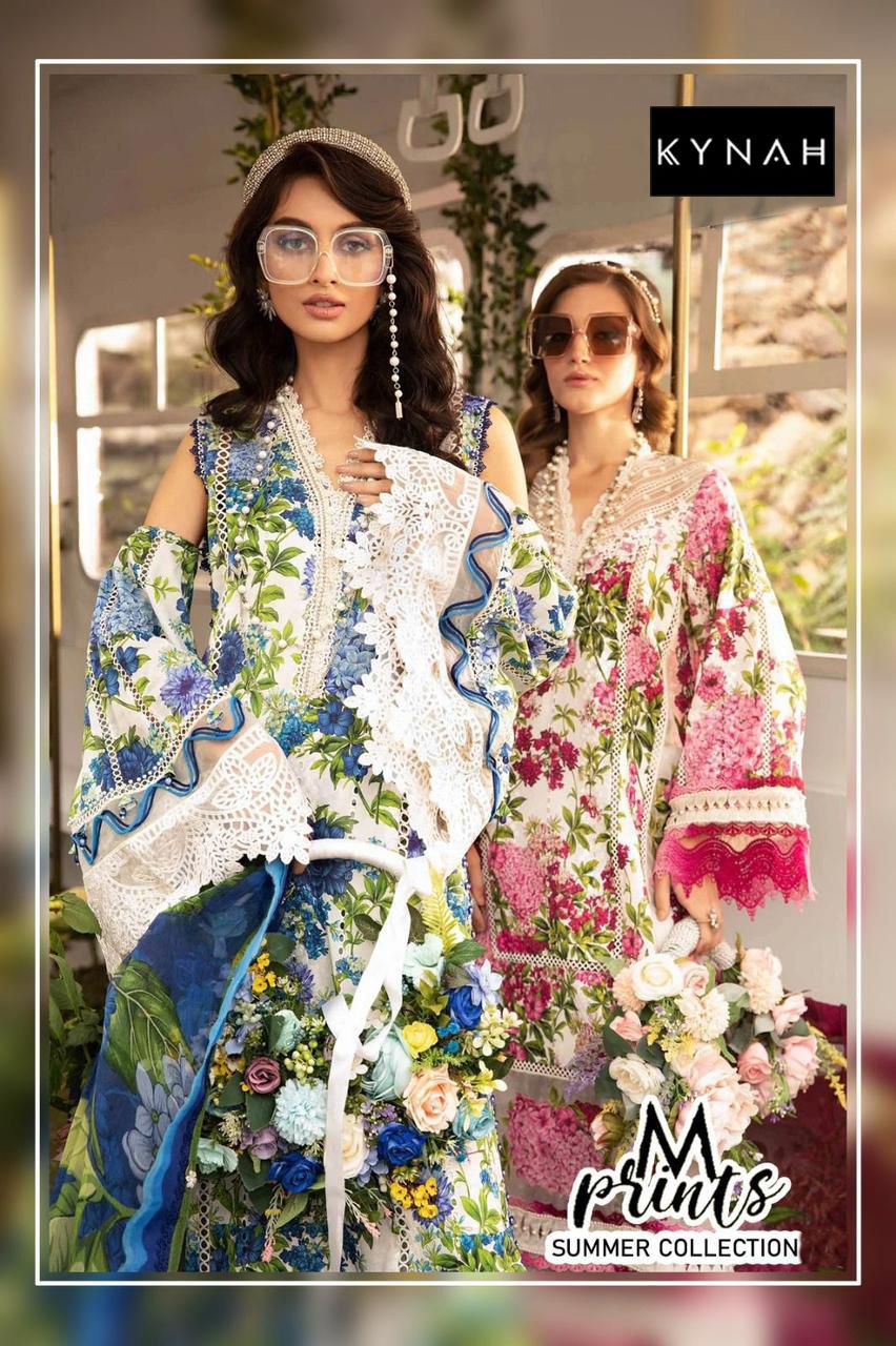 2155 Kynah Cotton Pakistani Patch Work Suits