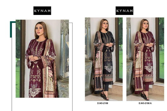 2158 Kynah Cotton Pakistani Salwar Suits Manufacturer Ahmedabad