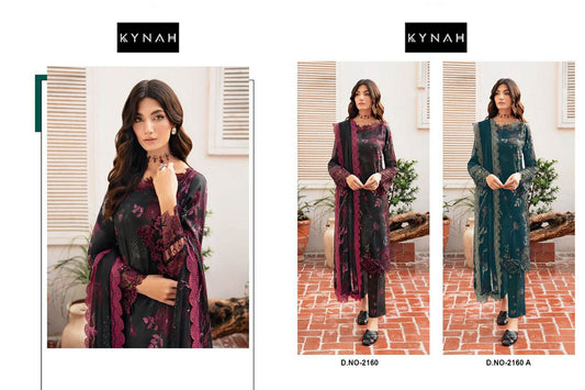 2160 Kynah Pure Cotton Pakistani Patch Work Suits Wholesaler