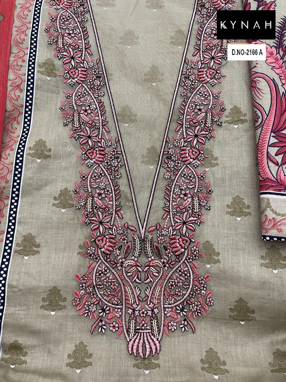 2166 Kynah Pure Lawn Pakistani Salwar Suits Wholesale Rate