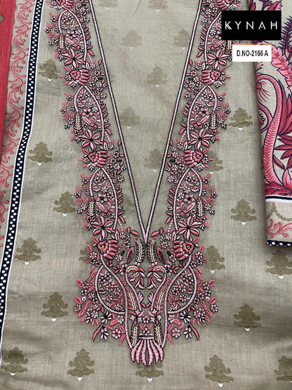 2166 Kynah Pure Lawn Pakistani Salwar Suits Wholesale Rate