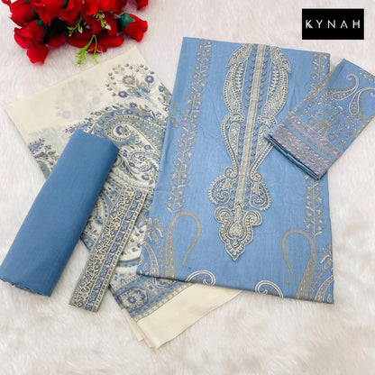 2188 Firdous Exclusive Collection Kynah Pure Cotton Pakistani Patch Work Suits Wholesaler Ahmedabad