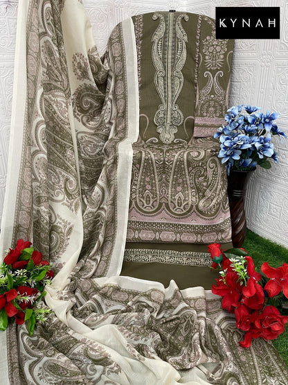 2188 Firdous Exclusive Collection Kynah Pure Cotton Pakistani Patch Work Suits Wholesaler Ahmedabad
