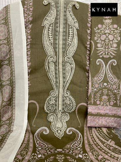 2188 Firdous Exclusive Collection Kynah Pure Cotton Pakistani Patch Work Suits Wholesaler Ahmedabad