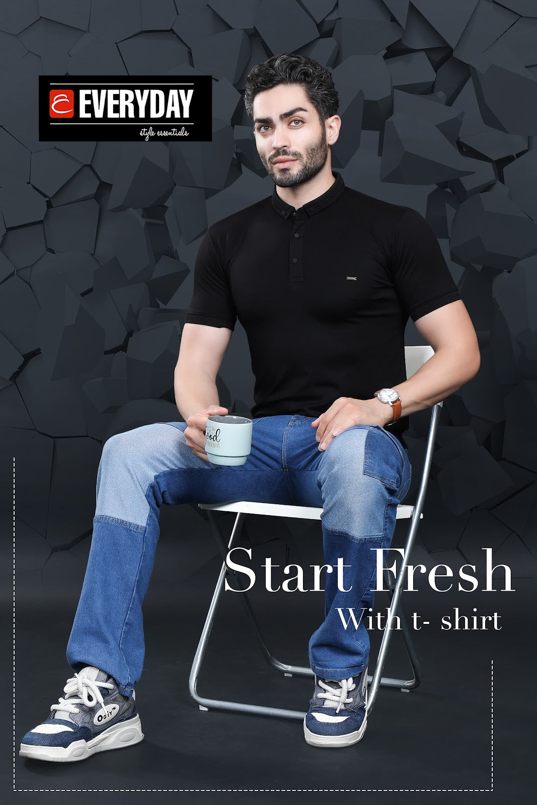 220-225 Gsm Vol 641 Everyday Tencil Lycra Mens Tshirts Wholesaler Gujarat