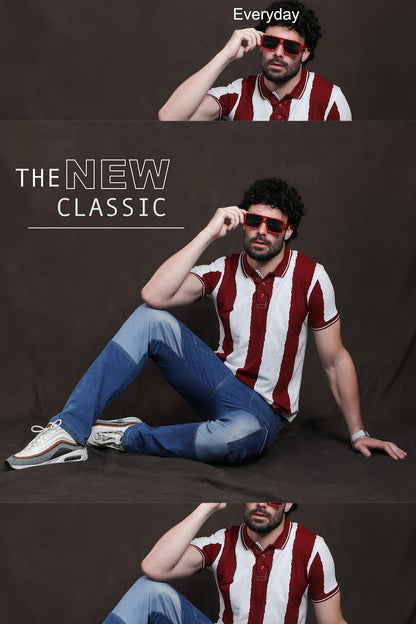 220 225 Gsm Vol 650 Everyday Auto Stripes Mens Tshirts Wholesaler Gujarat